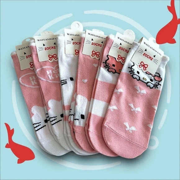 6 PAIR of Unisex Character Socks BRAND NEW UNOPENED PACKAGE WOMEN SIZE 4.5 - 9 - Picture 11 of 11